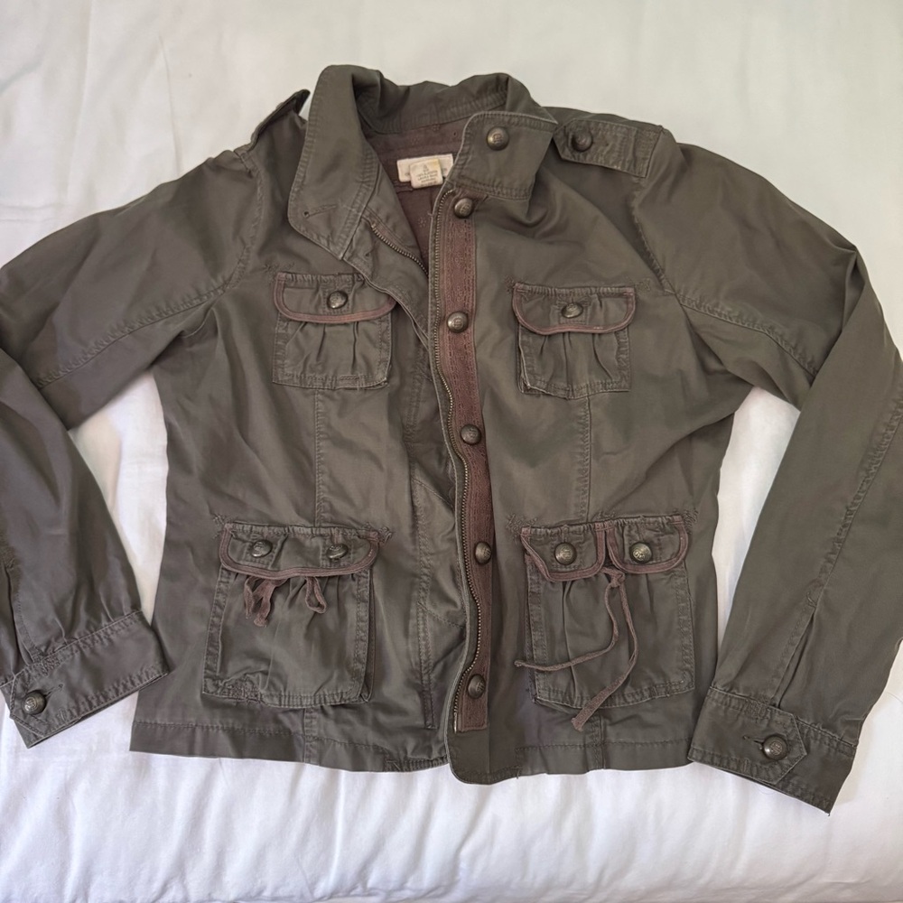 Olive Green Women's Utility Jacket
